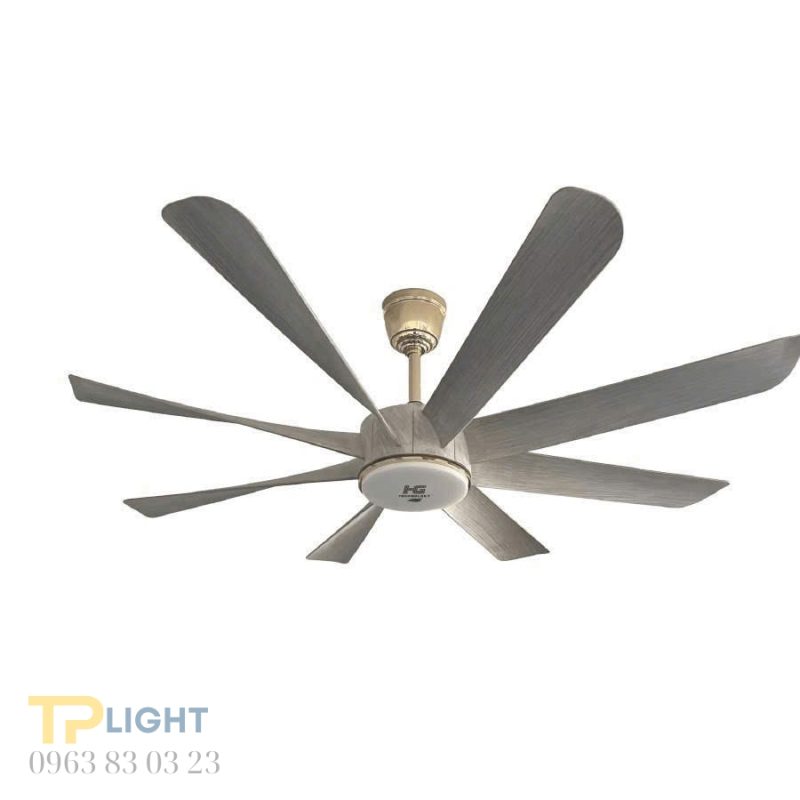 Quạt trần 8 cánh có đèn thương hiệu Thái QT-559
