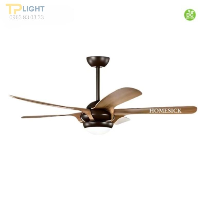 Quạt trần đèn thương hiệu HOMESICK QT-021L