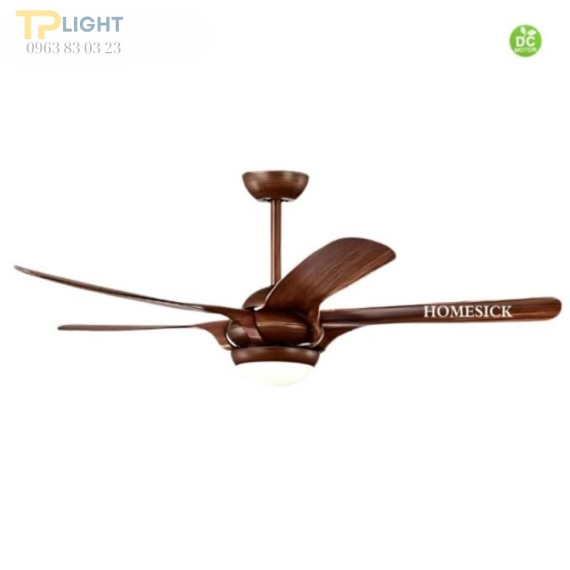 Quạt trần đèn thương hiệu HOMESICK QT-025L