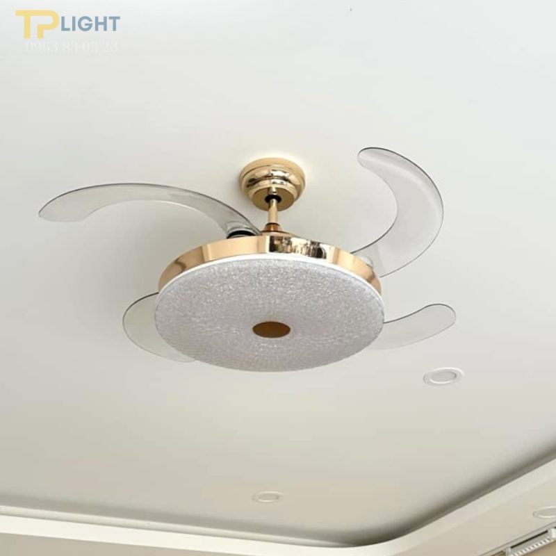 Quạt trần đèn giấu cánh thương hiệu Mountain Air QT-6061